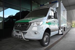 Nowy ambulans pirotechniczny w Krakowie-Balicach