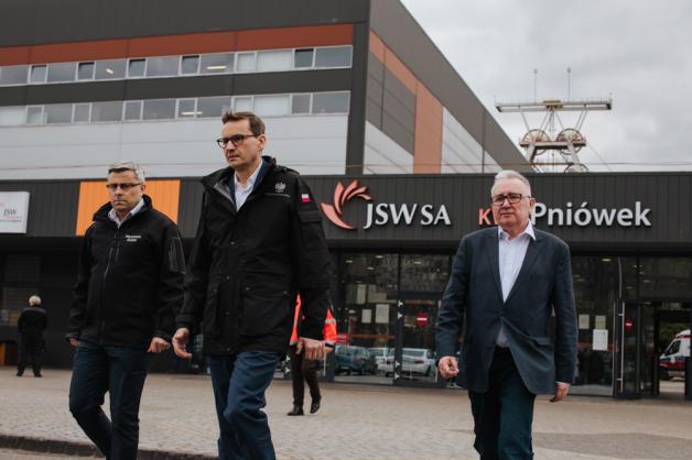 [VIDEO] Premier Mateusz Morawiecki o tragedii w kopalni Pniówek: to smutny, niedobry dzień dla całej Polski