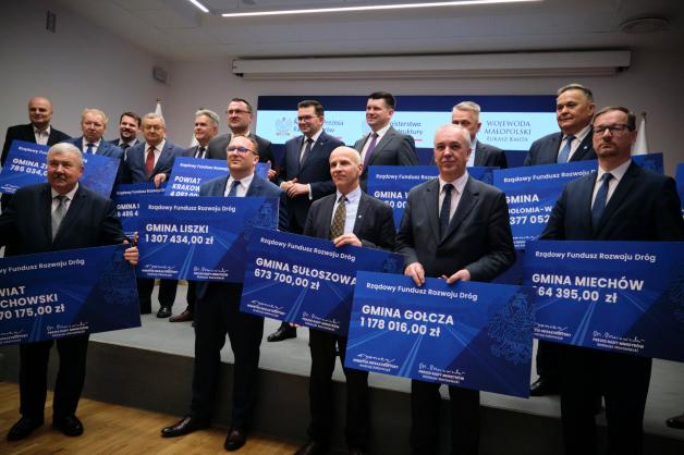 Rządowe wsparcie na drogi samorządowe w województwie małopolskim