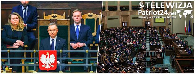 [VIDEO] Prezydent RP zaproponował poprawkę do konstytucji o wydatkach na obronność na poziomie 4 proc. PKB